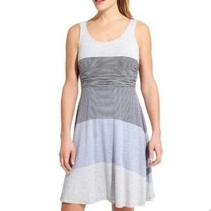 Athleta Santa Maria Knit Striped Dress